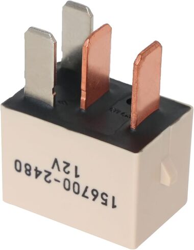 2PCS 156700-2480 30A 12V 4-PIN RELAY لمعظم محركات المبتدئين ، AC ، قرون السيارات ، أنظمة الضوء ، 156700-4160 ترحيل السيارات in Saudi Arabia