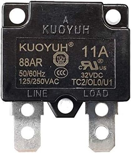 KUOYUH Circuit Breaker 88AR series 125/250VAC 50/60Hz (1pc) (5 Amp) in Kuwait