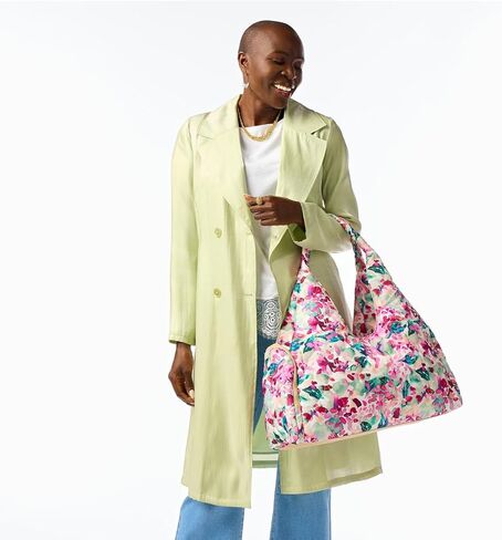 Samantha Brown To-Go Quilted Travel Hobo with Crossbody in Kuwait