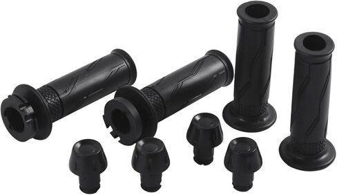 2C0-26240-00-00 2 عبوة تجميع قبضة أنبوب الخانق المتوافقة مع Yamaha YZF-R6 2006-2020 ، YZF-R1 2015-2019 ، YZF-R1M 2015-2018 ، YZF-R1S 2016-2018-NON SLIP RAPBAR GRIP. in Kuwait