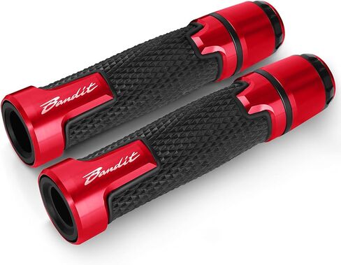 Motorcycle Grips 7/8" 22mm Universal Non Slip Handlebar Grips for Suzuki GSF 600 650 1200 1250 1250s Bandit in Kuwait