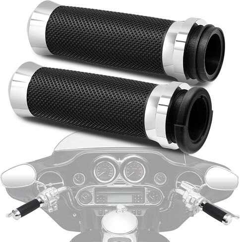 1 "إلكترونية التحكم في الخانق المقود قبضة ملائمة لهارلي دينا FXDLS 2016-2017 شارع Glide Road Road Electra Glide 2008-2022،1 زوج in Saudi Arabia