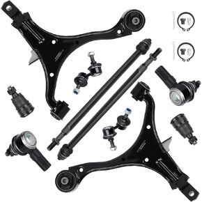 10PCS Front End Suspension Kit for Honda CR-V 2002 2003 2004 2005 2006 2 Lower Control Arms 2 Ball Joints 2 Sway Bar Links 4 Outer & Inner Tie Rod Ends ES3581 K640399 K640400 K80223 K90454 K90455 in Kuwait