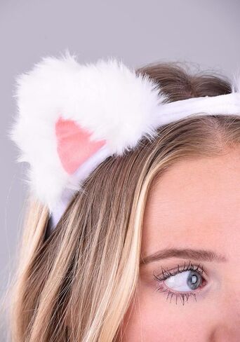 Disney Aristocats Duchess Costume Kit - Headband, Collar, & Tail, Gold Finish, Faux Gems, Officially Licensed in Saudi Arabia