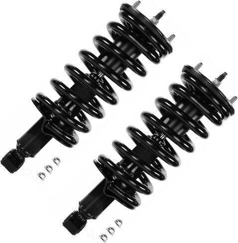 Detroit Axle-الدعامات الأمامية لعام 2004-2010 Infiniti QX56 ، 2005-2015 Nissan Armada ، 2004-2023 Titan-RWD Models فقط ، تجميع الدعامة الكامل مع نوابض الملف ، وتثبيت سريع in Saudi Arabia