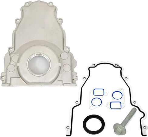 Michigan Motorsports Gen 3 LS Timing Cover & Gasket Kit - Fits 1997-2006 LS1 LS6 LQ4 LQ9 LR4 LM7 L59 LM4 L33-24x Engines - Complete Front Cover Solution in Saudi Arabia