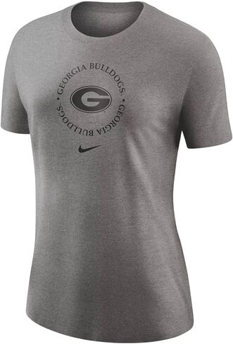 تي شيرت قطني للسيدات من Nike College Dri-FIT (الولايات المتحدة، ألفا، صغير، عادي، عادي، رمادي، أوهايو ستيت باكيز) in Saudi Arabia