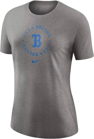 تي شيرت قطني للسيدات من Nike College Dri-FIT (الولايات المتحدة، ألفا، صغير، عادي، عادي، رمادي، أوهايو ستيت باكيز) in Saudi Arabia