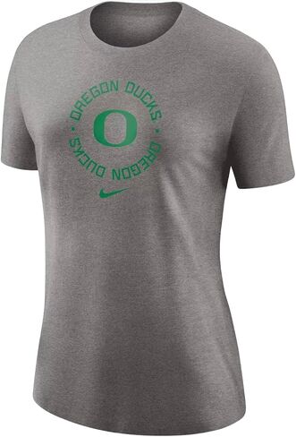 تي شيرت قطني للسيدات من Nike College Dri-FIT (الولايات المتحدة، ألفا، صغير، عادي، عادي، رمادي، أوهايو ستيت باكيز) in Saudi Arabia