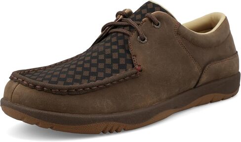Twisted X Men's Boat Shoe, Moc Toe in Saudi Arabia