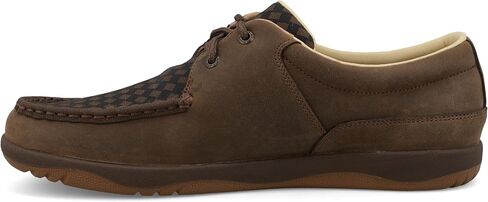 Twisted X Men's Boat Shoe, Moc Toe in Saudi Arabia