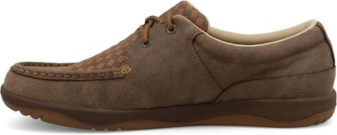 Twisted X Men's Boat Shoe, Moc Toe in Saudi Arabia