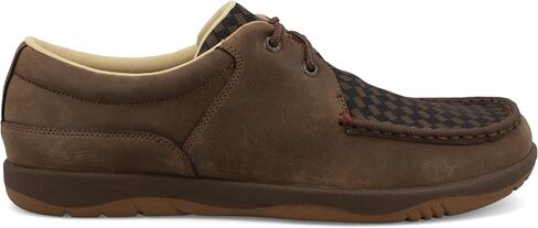 Twisted X Men's Boat Shoe, Moc Toe in Saudi Arabia