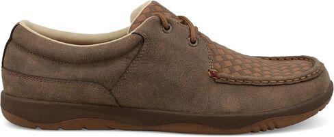 Twisted X Men's Boat Shoe, Moc Toe in Saudi Arabia