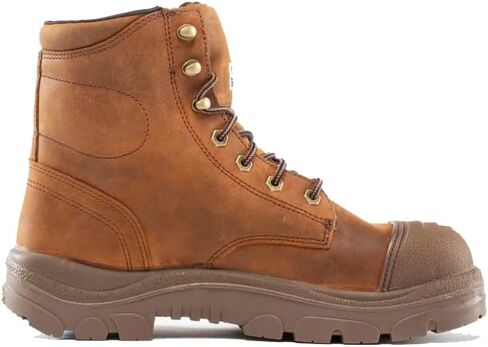 Steel Blue Men Men Argyle Scuff Steel Toe Safety Boot ، Brown in Kuwait