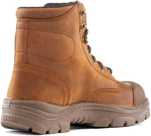 Steel Blue Men Men Argyle Scuff Steel Toe Safety Boot ، Brown in Kuwait