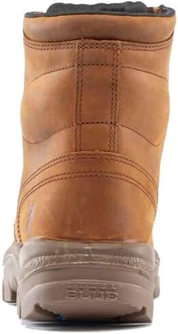 Steel Blue Men Men Argyle Scuff Steel Toe Safety Boot ، Brown in Kuwait