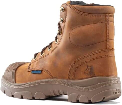 Steel Blue Men Men Argyle Scuff Steel Toe Safety Boot ، Brown in Kuwait