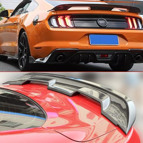 مناسب لعام 2015-2024 فورد موستانج كربون ألياف الطباعة GT500 نمط المفسد المفسد المفسد المفسد in Kuwait