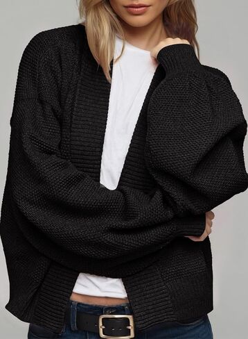 Dokotoo Cardigan Sweaters for Women Lantern Sleeve Womens Cardigan Sweaters Fall Winter Clothes 2025 in Saudi Arabia