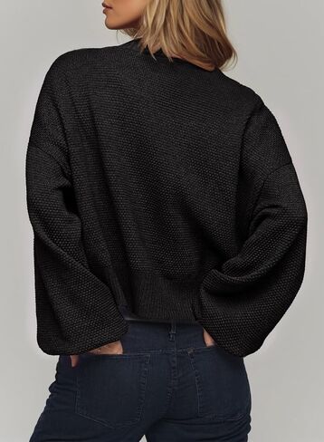 Dokotoo Cardigan Sweaters for Women Lantern Sleeve Womens Cardigan Sweaters Fall Winter Clothes 2025 in Saudi Arabia