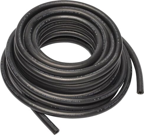 TORQUE Rubber Brake Chamber Air Hose 1/2" x 50 FT ROLL Black SAE J1402-A Approved (TR181250_02_) in Saudi Arabia