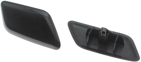 Headlight Washer Nozzle Cover Headlamp Spray Water Jet Cap for Nissan Patrol 2013 2014 2015 2016 2017 2018(Black-Left) in Saudi Arabia