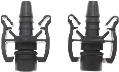 2pcs Auto Water Kettle Tank Water Hose Straight Connect Connector For Peugeot For Citroen Car Plastic Fittings Free Freight in Saudi Arabia