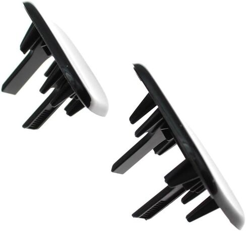 Front Bumper Headlight Headlamp Washer Nozzle Jet Cap Cover for KIA CEED 2012 2013 2014 2015 2016 2017 98681-A2950 98691A2950(Black-Right) in Saudi Arabia