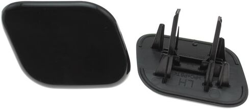 Front Bumper Headlight Headlamp Washer Nozzle Jet Cap Cover for KIA CEED 2012 2013 2014 2015 2016 2017 98681-A2950 98691A2950(Black-Right) in Saudi Arabia