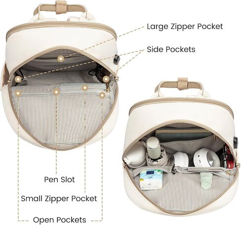 LOVEVOOK Laptop Backpack for Women 15.6 Inch Laptop Bag with USB Port, Fashion Waterproof Backpacks Teacher Nurse Stylish Travel Bags Vintage Daypacks Bookbag for College School Work in Kuwait