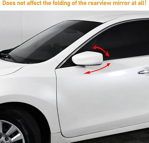 Moonlinks Compatible with Nissan Altima 2013 2014 2015 2016 2017 2018 Mirror Cover Replacement, White Mirror Cap Trim Without Turn Signal Light for Right Passenger Side in Saudi Arabia