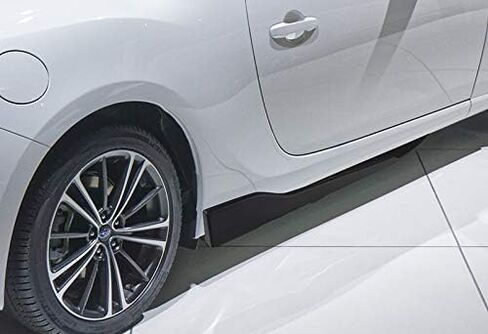 Stay-Tuned, 5PCS ABS STP-Style Front Bumper Lip Spoiler Body Kit + Universal 31" x 4" Side Skirts, Compatible with 2020-2024 Toyota Corolla XSE/SE Model Only, Exterior Accessory (Unpainted Black) in Kuwait