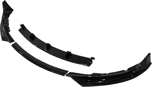 Front Bumper Lip for Model 3 2017-2023 Premium ABS Body Kit Mods Accessories (Style A, Glossy Black) in Saudi Arabia