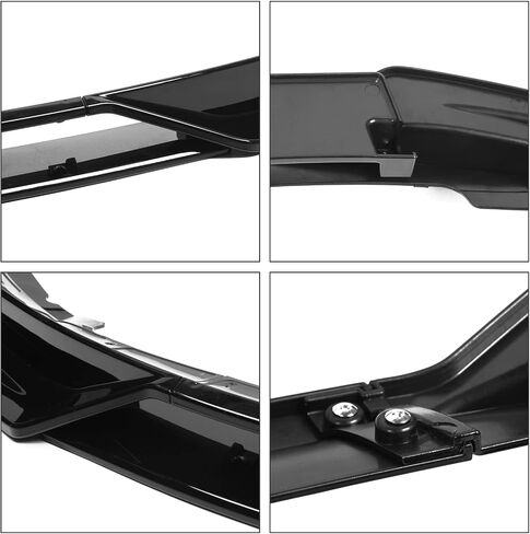 Front Bumper Lip for Model 3 2017-2023 Premium ABS Body Kit Mods Accessories (Style A, Glossy Black) in Saudi Arabia
