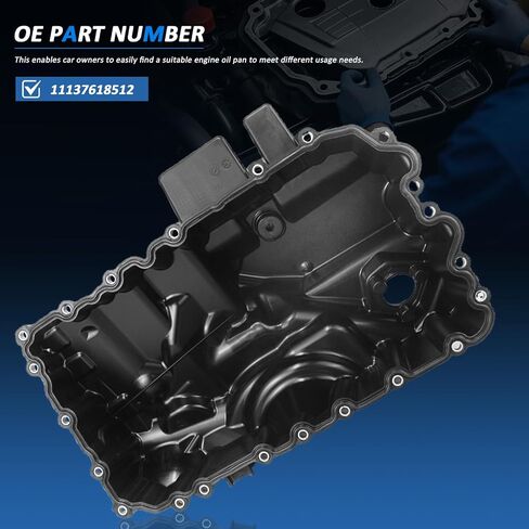 MUNIK 11137618512 100-00-170 727.800 24086ENGINE OIL SUMP 2009-2017 متوافق مع BMW N20B20A N20B20B 125I 220i 320i 328i 420i 428i 528i sdrive20i sdrive28i in Saudi Arabia
