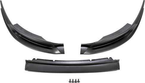Hecasa Front Pumper Lip متوافق مع 2013-2014 Ford Mustang GT Lower Spoiler PP بلاستيك 3pcs 3pcs in Saudi Arabia