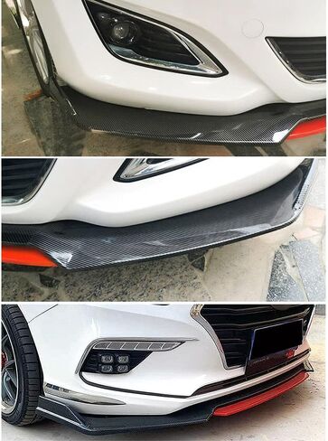 ZXMOTO Universal Front Bumper Lip Body Kit, 4pcs Chin Spoiler Splitter for Most Cars fit Honda Audi Ford Nissan Toyota in Kuwait