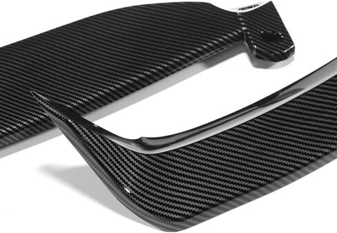 Q1-TECH, Front Bumper Lip fit for Compatible with Mercedes Benz E-Class E43 AMG E200 E250 E300 E350 E400 E450 W213 (2017-2020), Front Lip Spoiler Air Chin Body Kit Splitter (Painted Carbon) in Kuwait