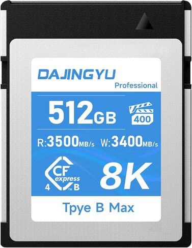 980GB CFexpress 4.0 Type B Memory Card –3500MB/s Read/3400MB/s Write 8K/4K RAW Video Support Compatible with Nikon Z9/Z8 & Canon R5/R3 Cameras Shockproof & Weatherproof Professional Video & Photo in Kuwait