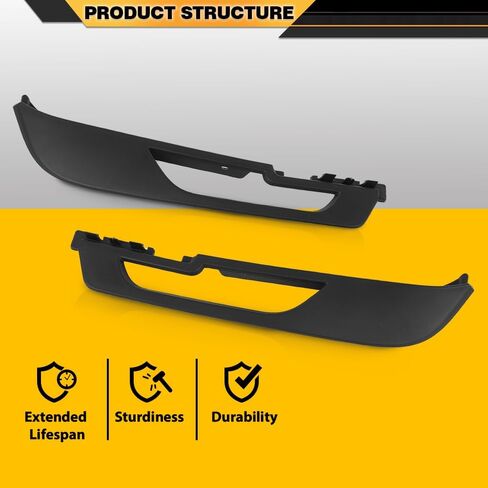 Front Lower Bumper Air Deflectors Compatible with Land Rover Range Rover Evoque Non-Sport L538 2016-2019, LR071805, 1 Pair in Saudi Arabia