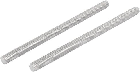 Uxcell M10 x 120mm 1.5mm الملعب 304 الفولاذ المقاوم للصدأ قضبان مترابطة بالكامل الأجهزة 5 قطع in Saudi Arabia