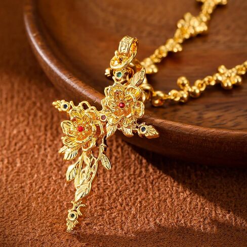 قلادة GZQ Gold Rllglaces للنساء سحر قلادة الزفاف وصيفات الشرف الحفلات هدايا المجوهرات in Kuwait