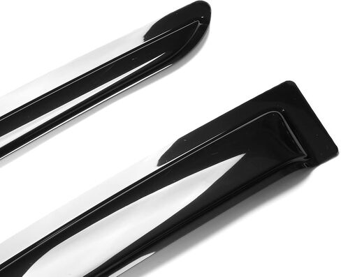Ikon Motorsports ، Window Visor المتوافق مع 2016-2019 Chevy Chevrolet Volt ، دخان Tint Rain Sun Guard Venter Deflector 4pcs ، 2017 2018 in Saudi Arabia