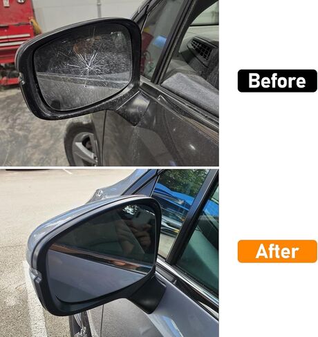 Moonlinks Right Passenger Side Heated Mirror Glass Compatible with Honda Odyssey 2018 2019 2020 2021 2022 2023 2024 Exterior Mirror Glass Replaces for 76203-THR-A11 HO1325121 Right Side in Kuwait