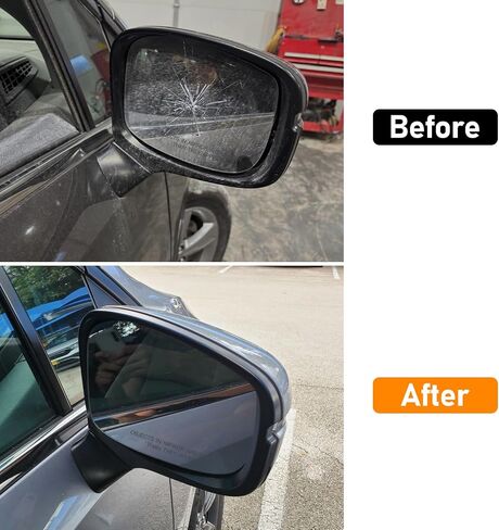 Moonlinks Right Passenger Side Heated Mirror Glass Compatible with Honda Odyssey 2018 2019 2020 2021 2022 2023 2024 Exterior Mirror Glass Replaces for 76203-THR-A11 HO1325121 Right Side in Kuwait