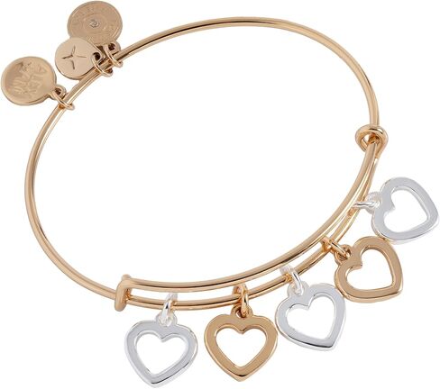 Alex and Ani Hearts Multi-Charm Bangle in Saudi Arabia
