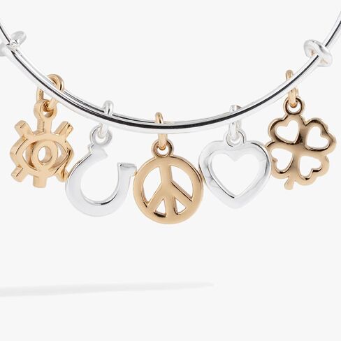 Alex and Ani Hearts Multi-Charm Bangle in Saudi Arabia