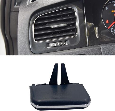 X1 Dashboard Interior Dashboard AC Air Vent Grill Clide Clid Adjust Tab Trim متوافق مع VW Golf 7 7.5 MK7 GTI GTD GTE RLIN in Saudi Arabia