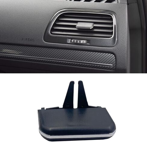 X1 Dashboard Interior Dashboard AC Air Vent Grill Clide Clid Adjust Tab Trim متوافق مع VW Golf 7 7.5 MK7 GTI GTD GTE RLIN in Saudi Arabia